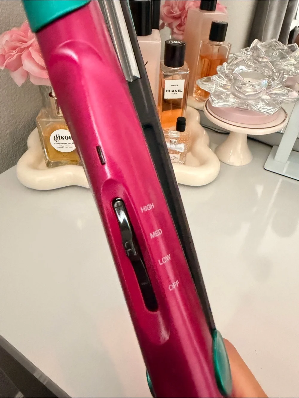 BedHead Pink and Teal Crimper Hair Styler Tool